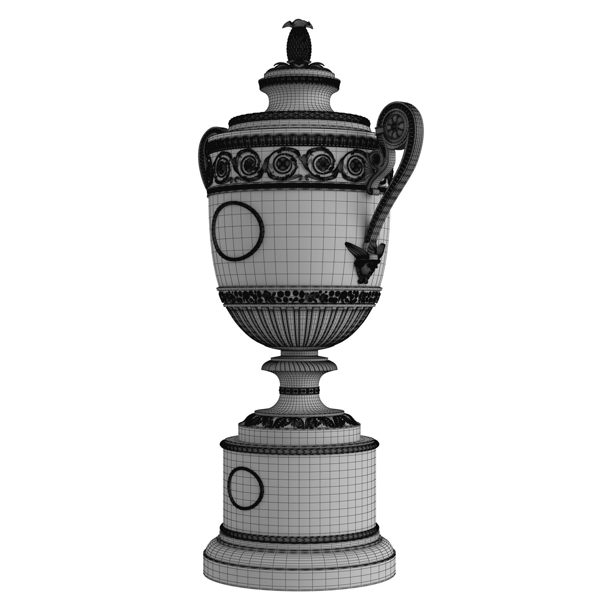 Wimbledon Trophy 3D Model 3D model_17