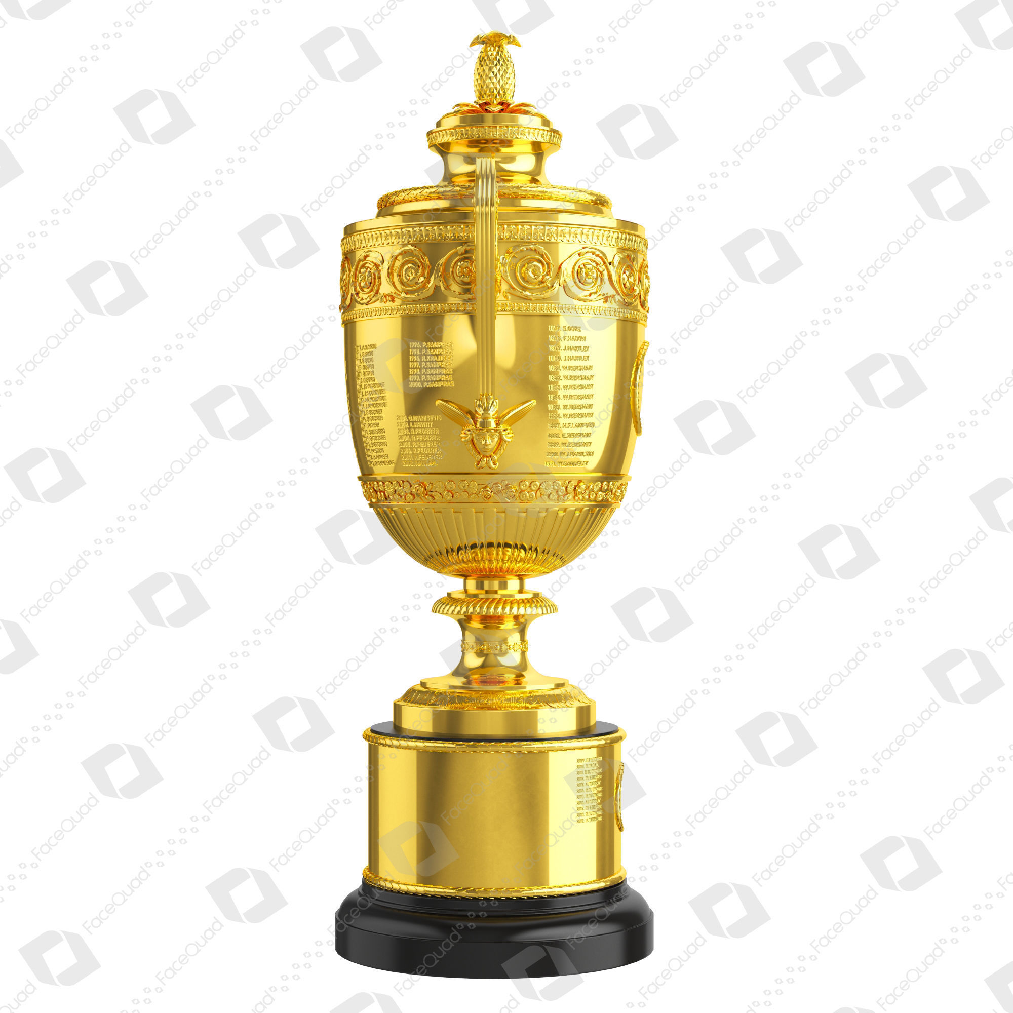 Wimbledon Trophy 3D Model 3D model_5