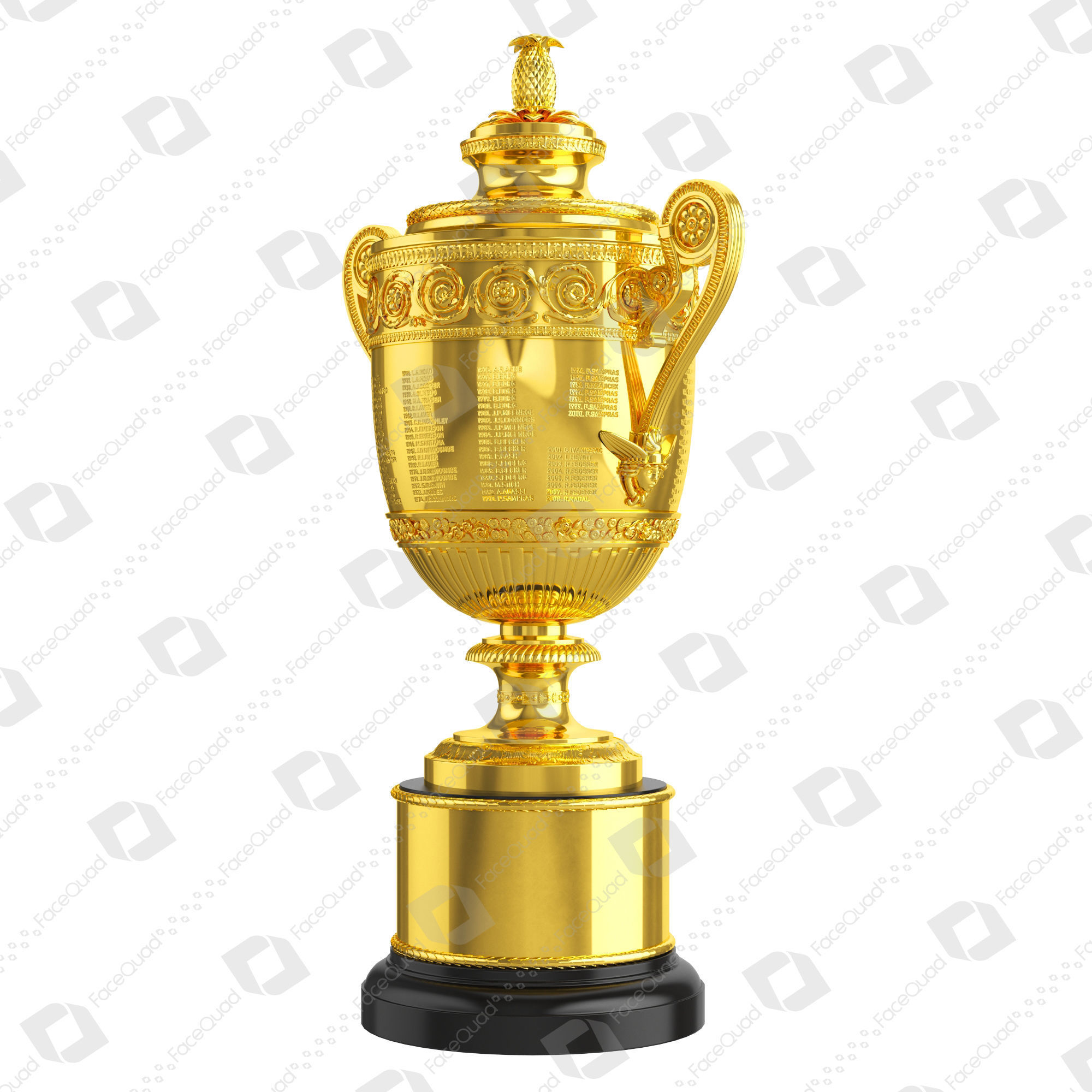 Wimbledon Trophy 3D Model 3D model_8