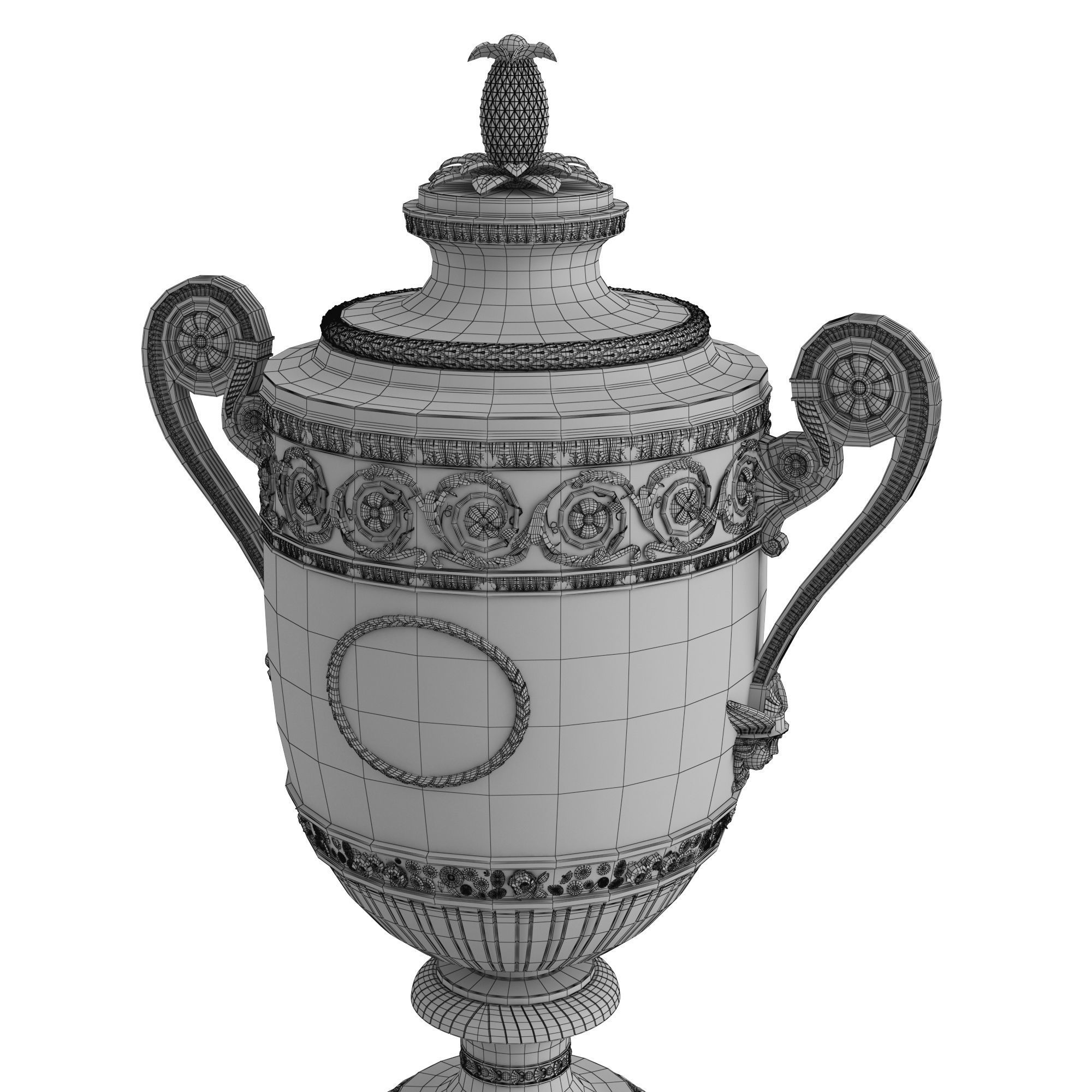 Wimbledon Trophy 3D Model 3D model_19