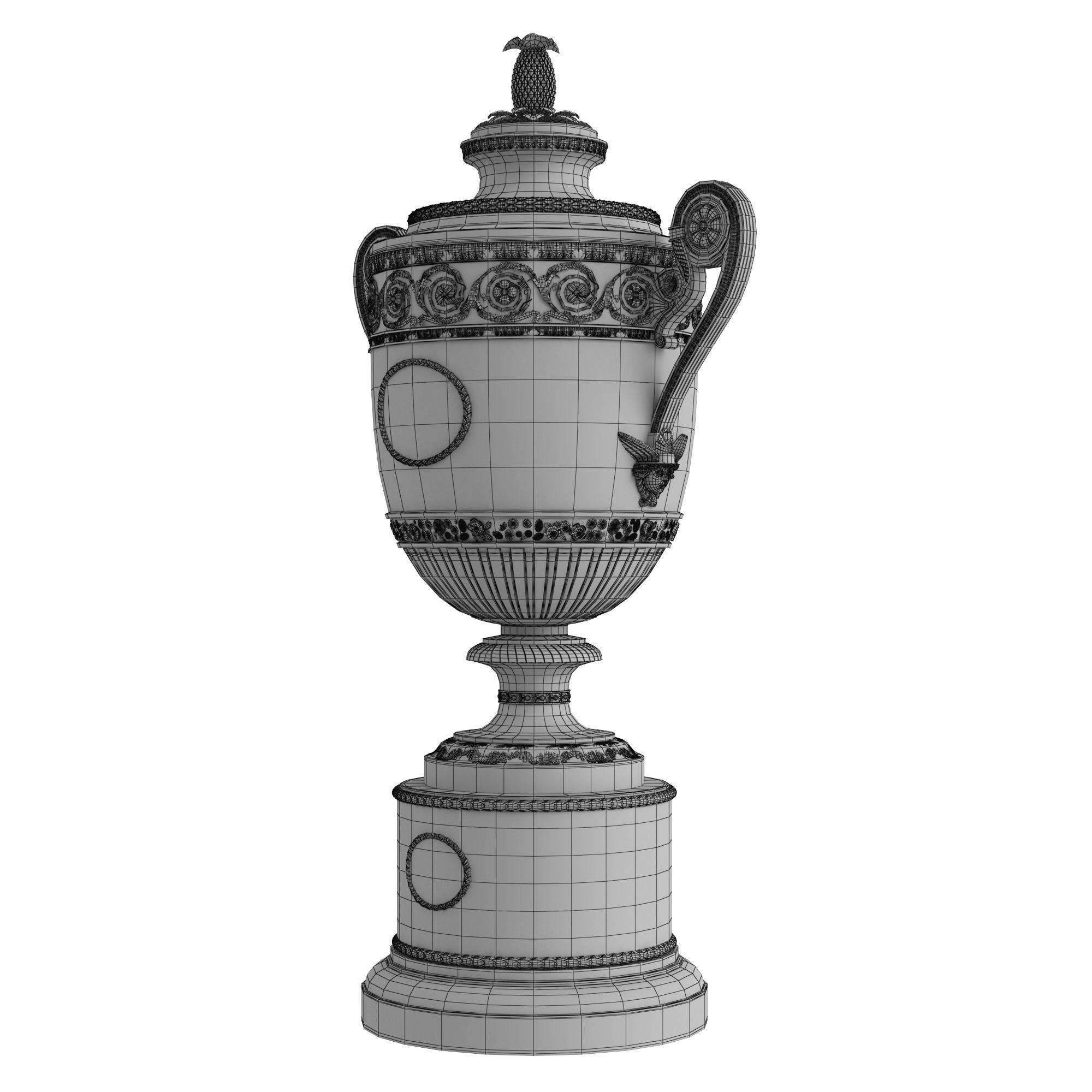 Wimbledon Trophy 3D Model 3D model_16