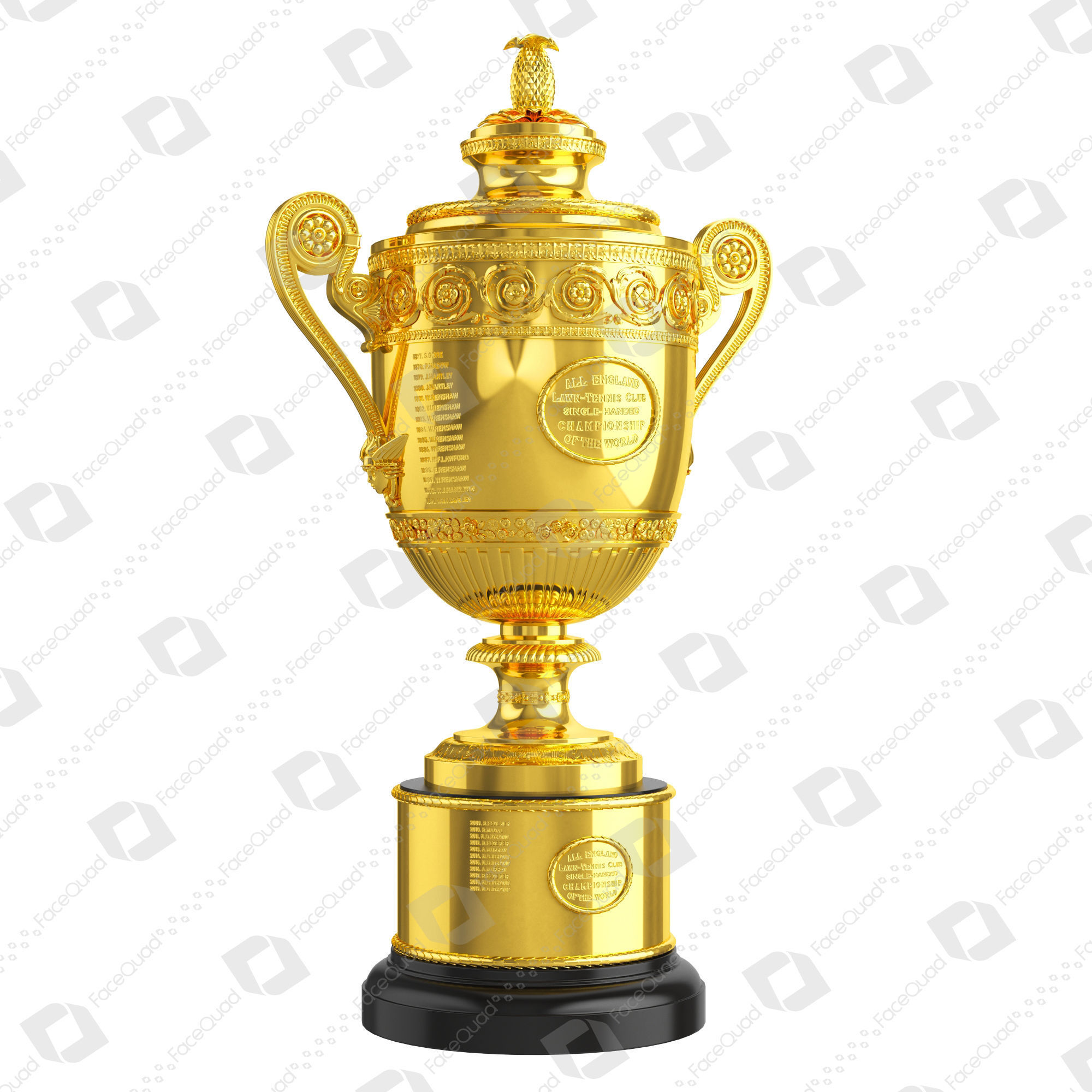 Wimbledon Trophy 3D Model 3D model_1
