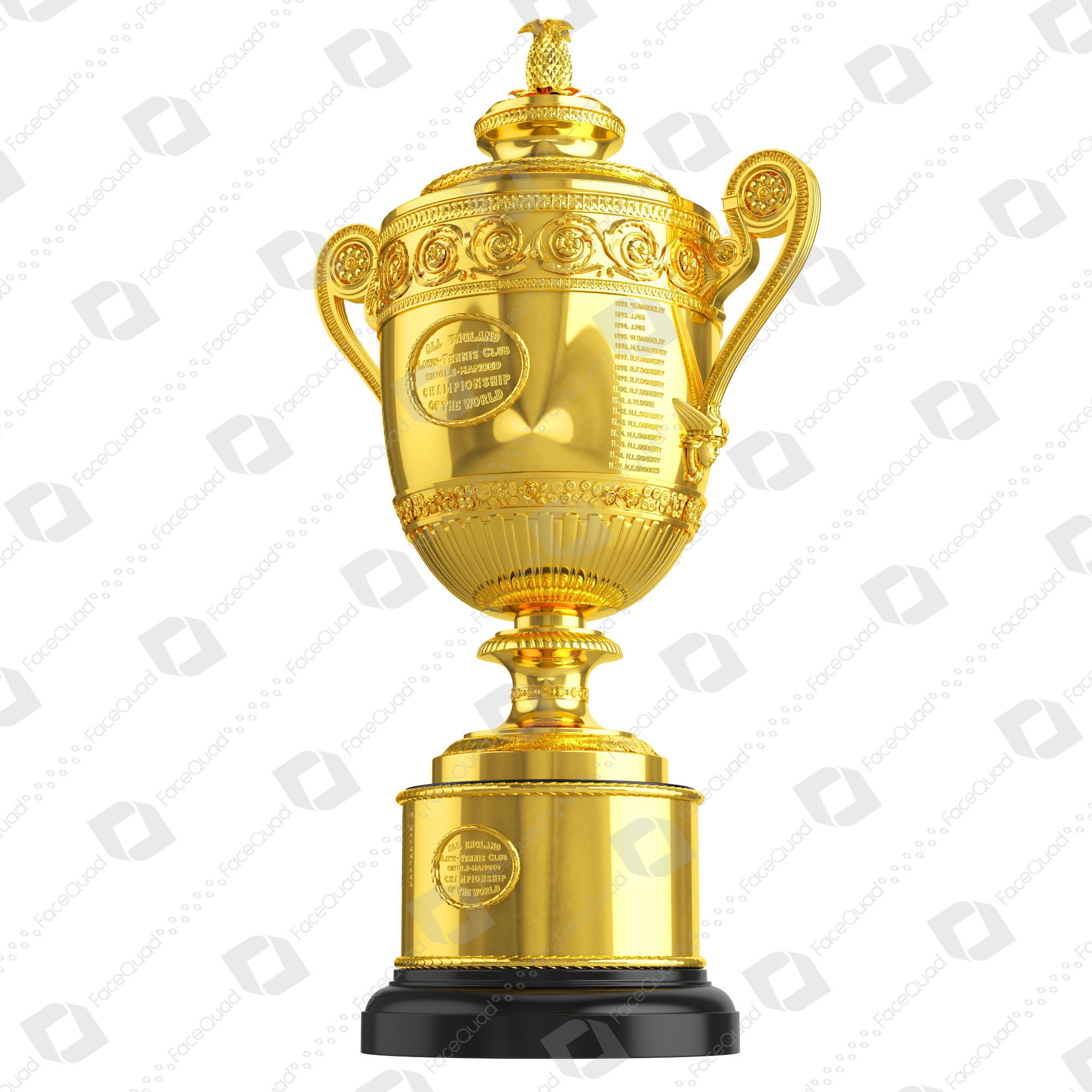 Wimbledon Trophy 3D Model 3D model_13