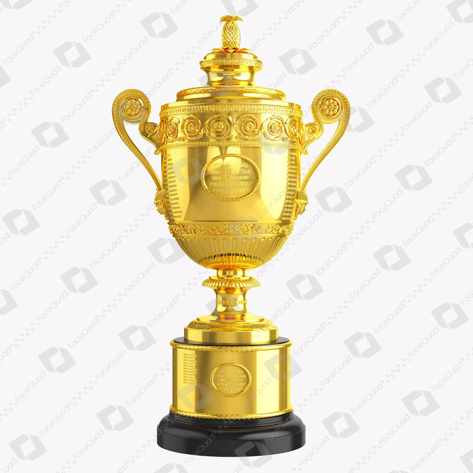 Wimbledon Trophy 3D Model 3D model_0