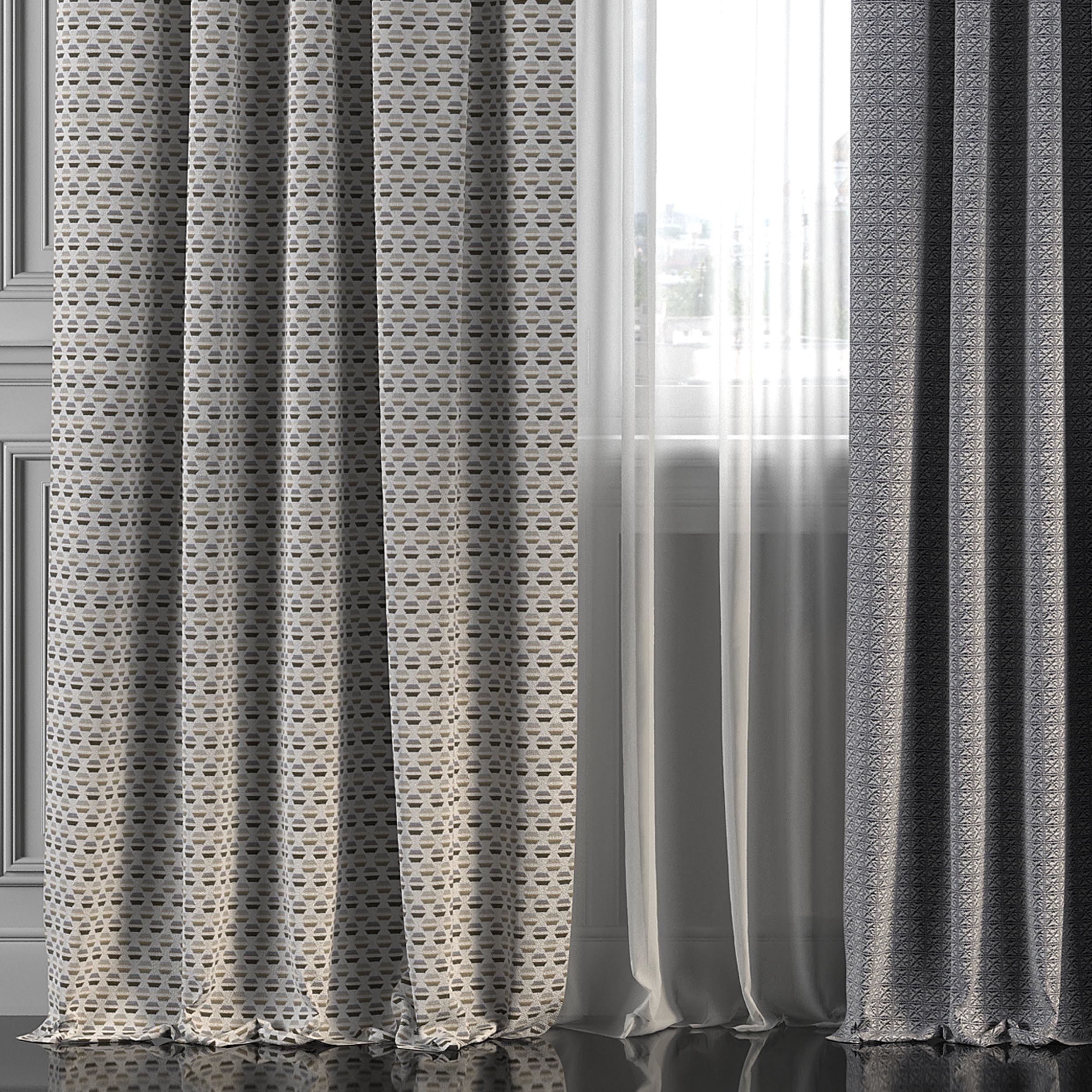 Curtain Set 234 3D model_2