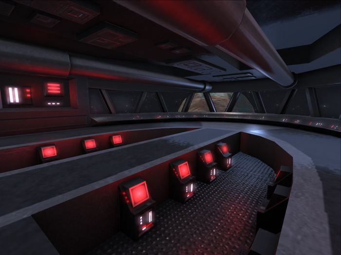 Star Destroyer Bridge Interior Low-poly 3D model_1