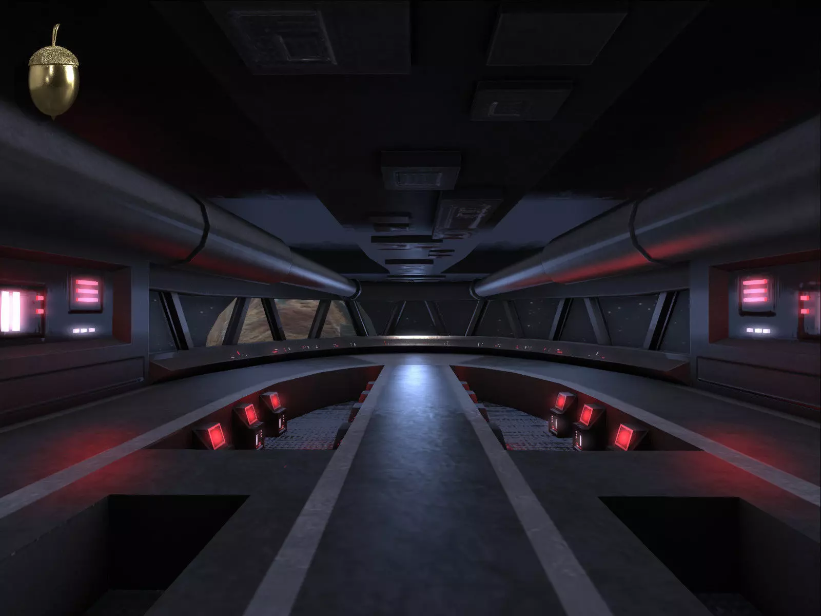 Star Destroyer Bridge Interior Low-poly 3D model_0