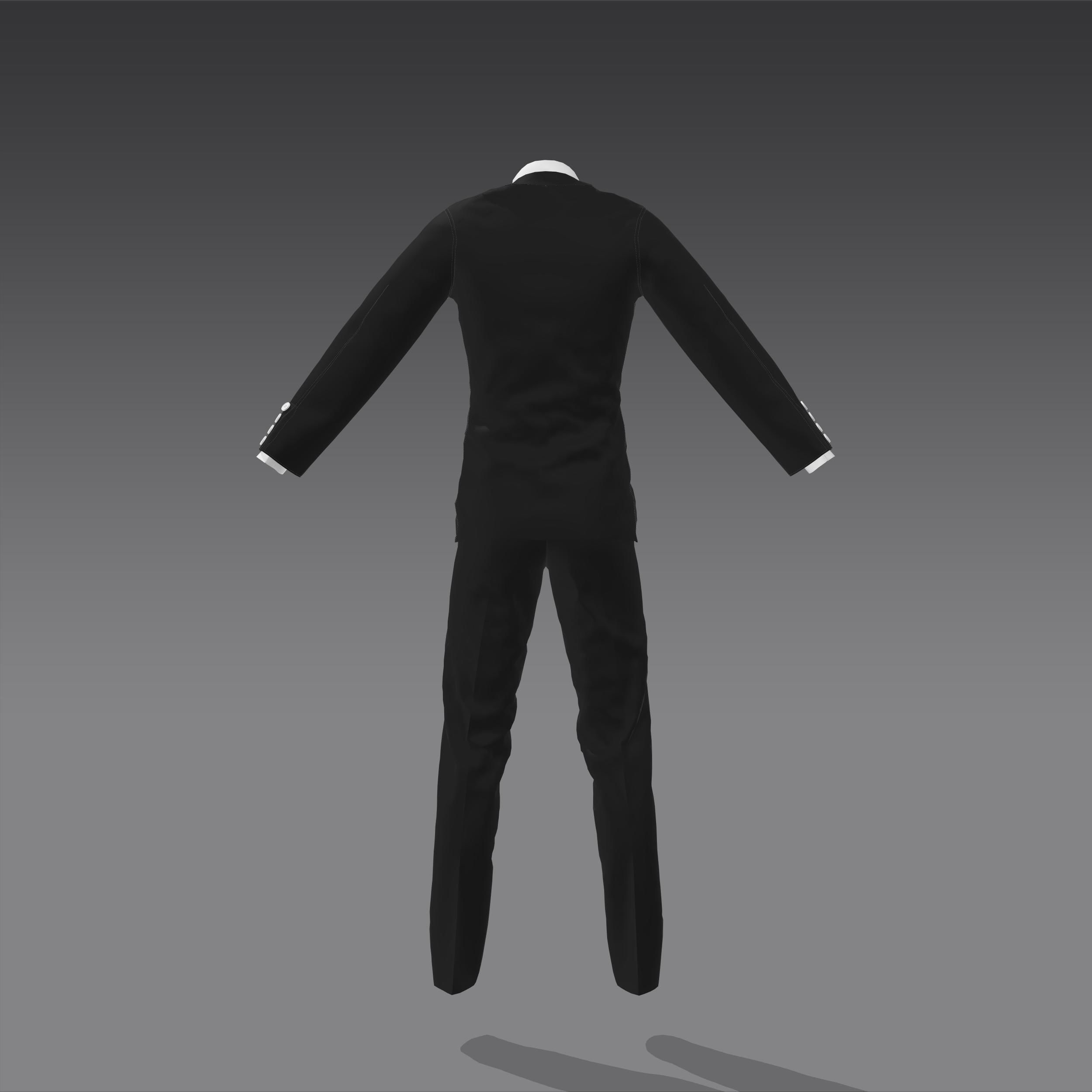 TUXEDO suit 3D model_4