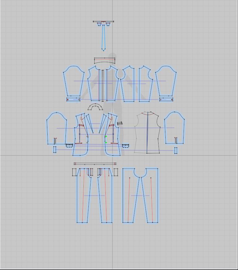 TUXEDO suit 3D model_6