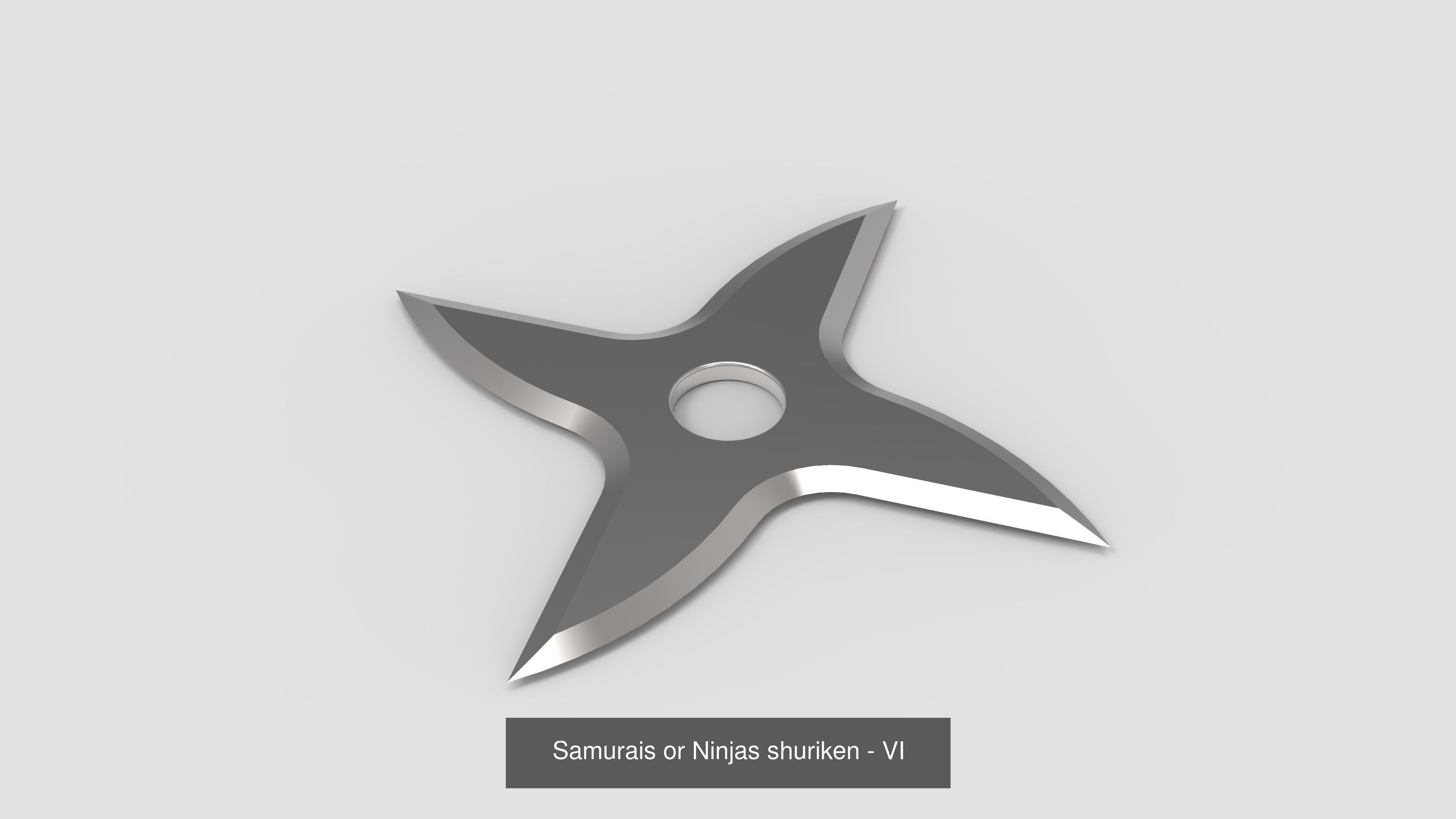 Shurikens Pack - 3D Print Models 3D Model Collection_15