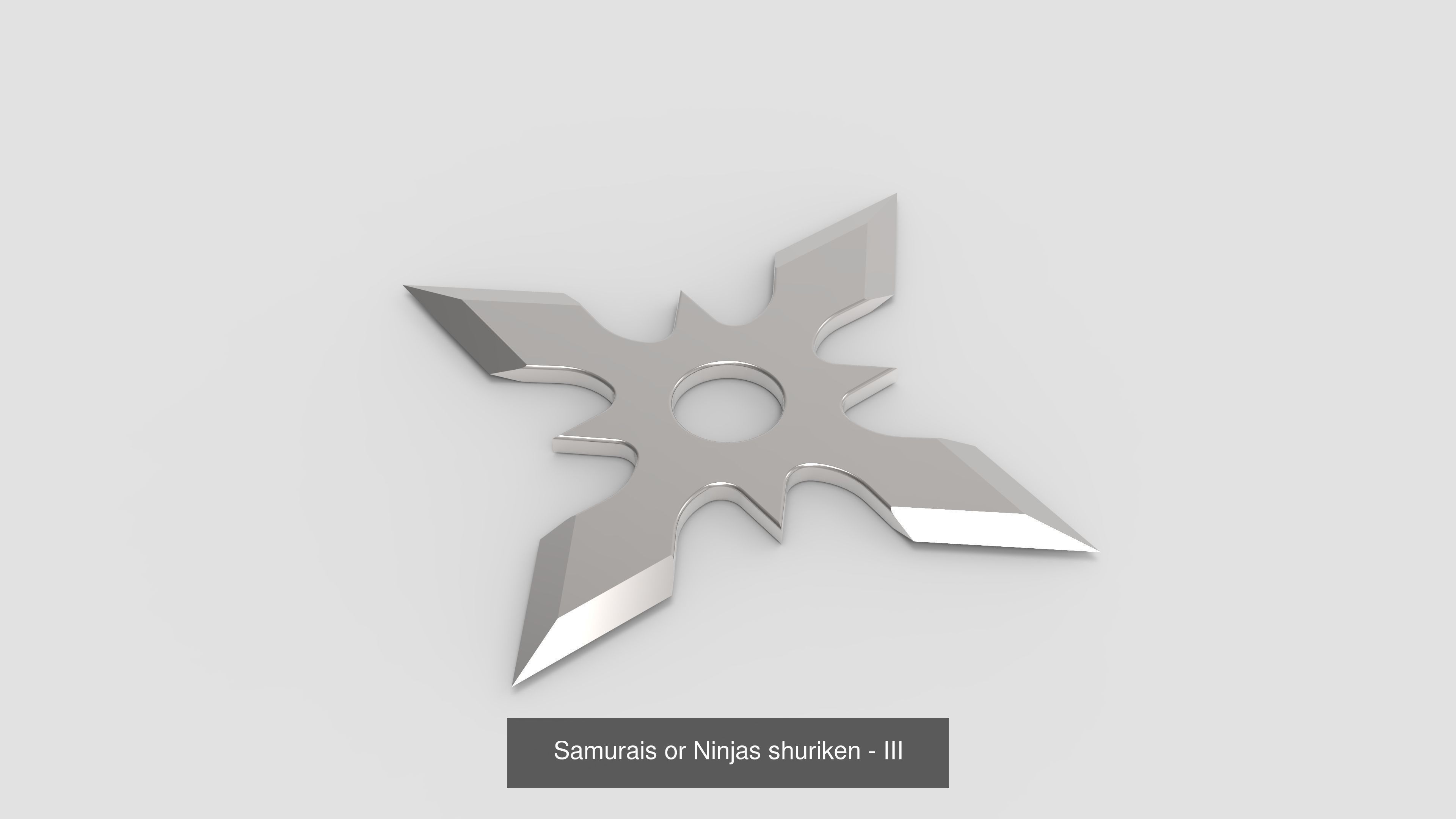 Shurikens Pack - 3D Print Models 3D Model Collection_12