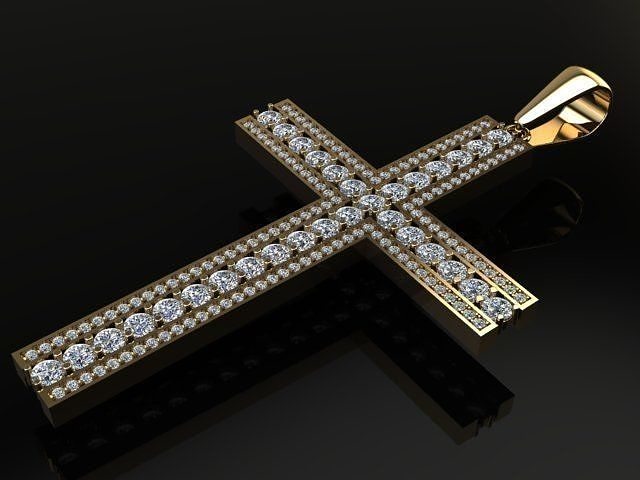Large Diamond Cross 3D print model
