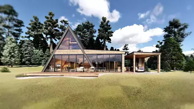 A-frame House IVANA  Outdoor Kitchen DINO