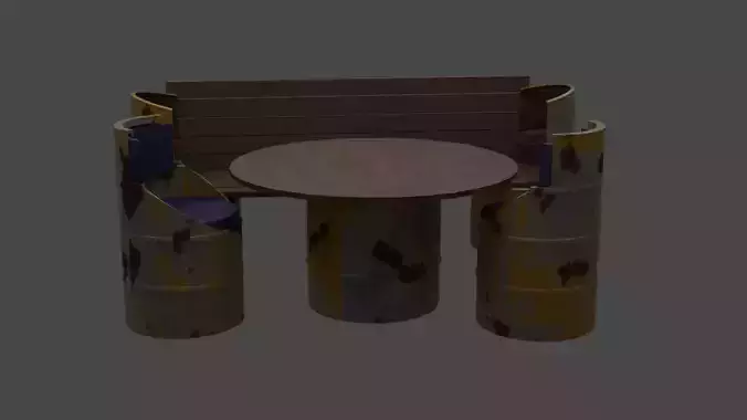 Coffee table 3D model