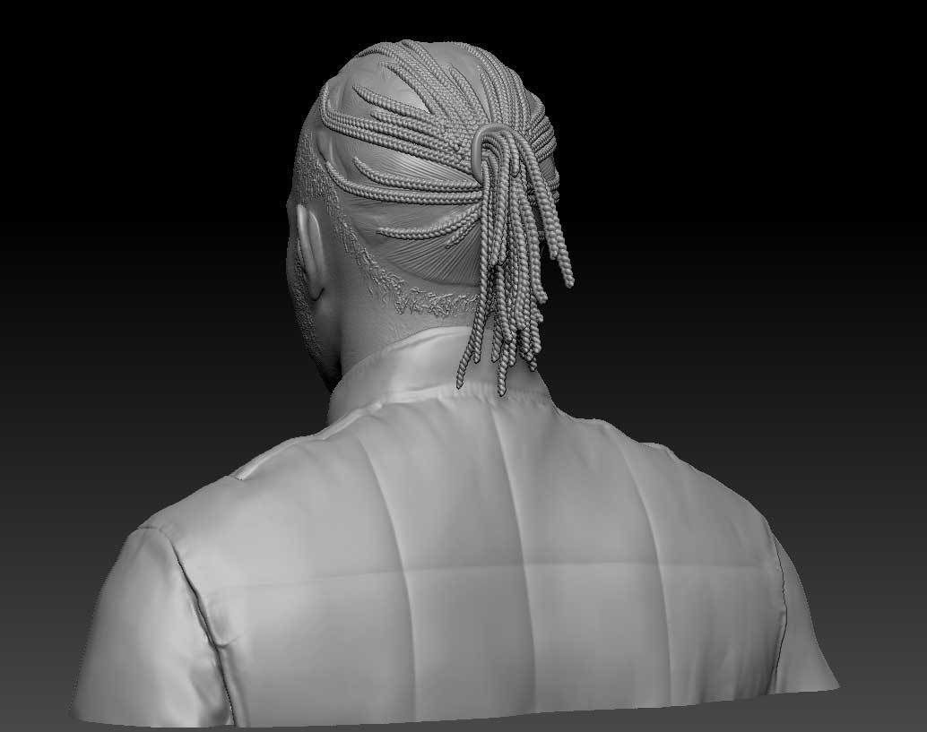 Lewis Hamilton 3D print model_2