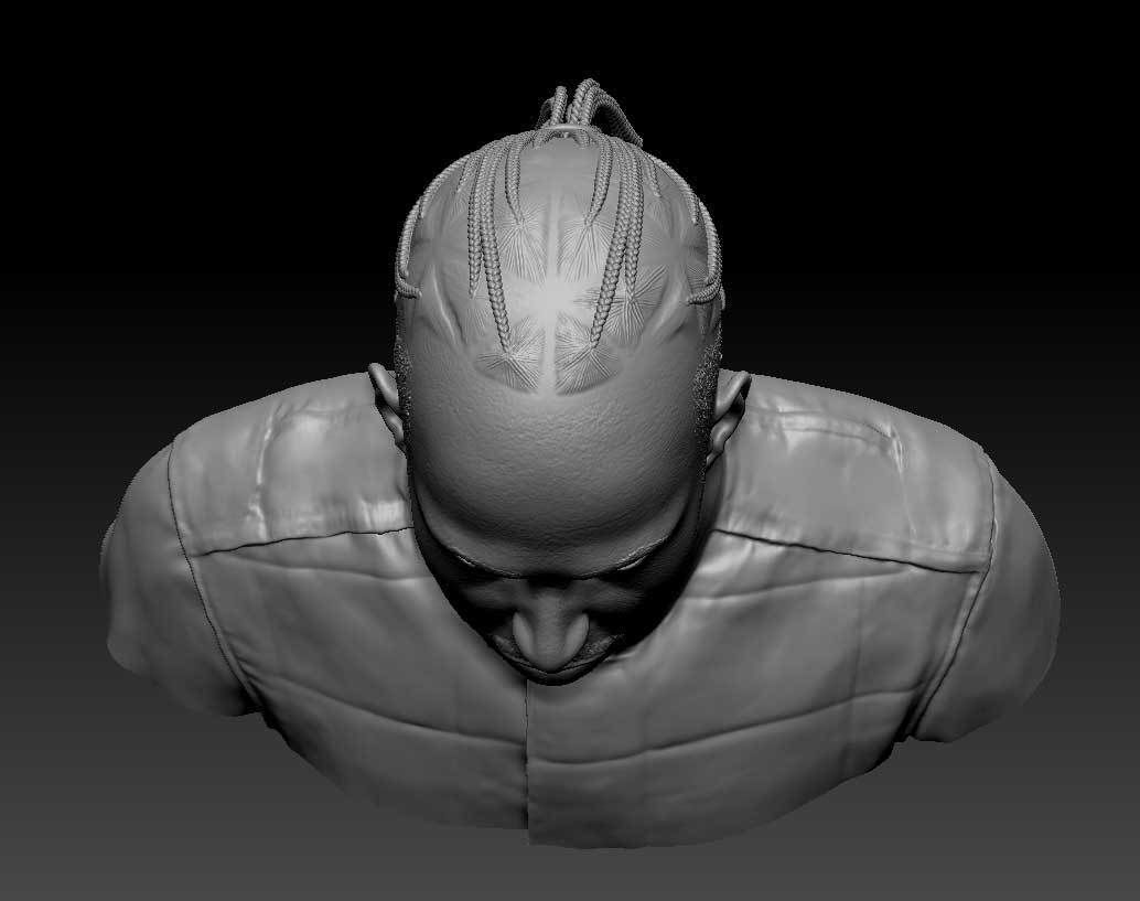Lewis Hamilton 3D print model_8