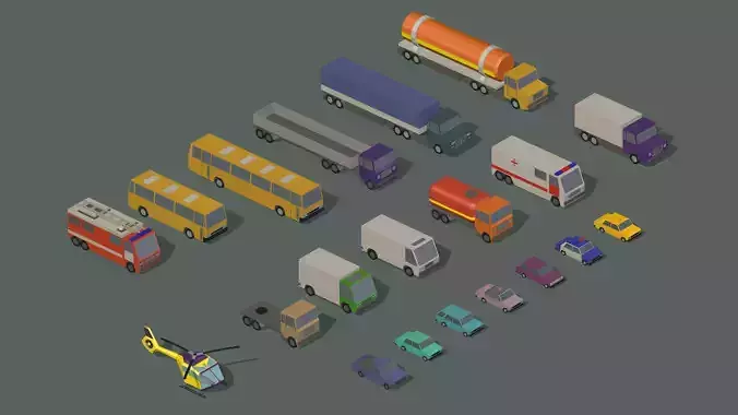 cartoon cars package