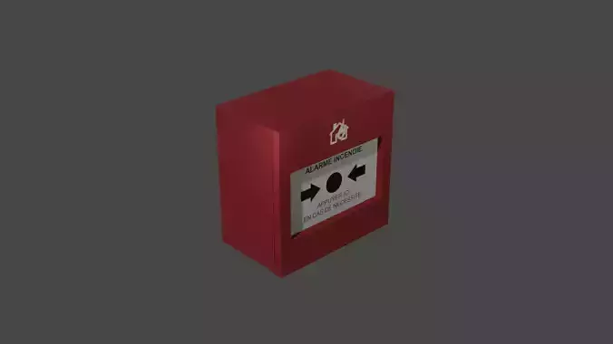 Declencheur Manuel Low-poly 3D model