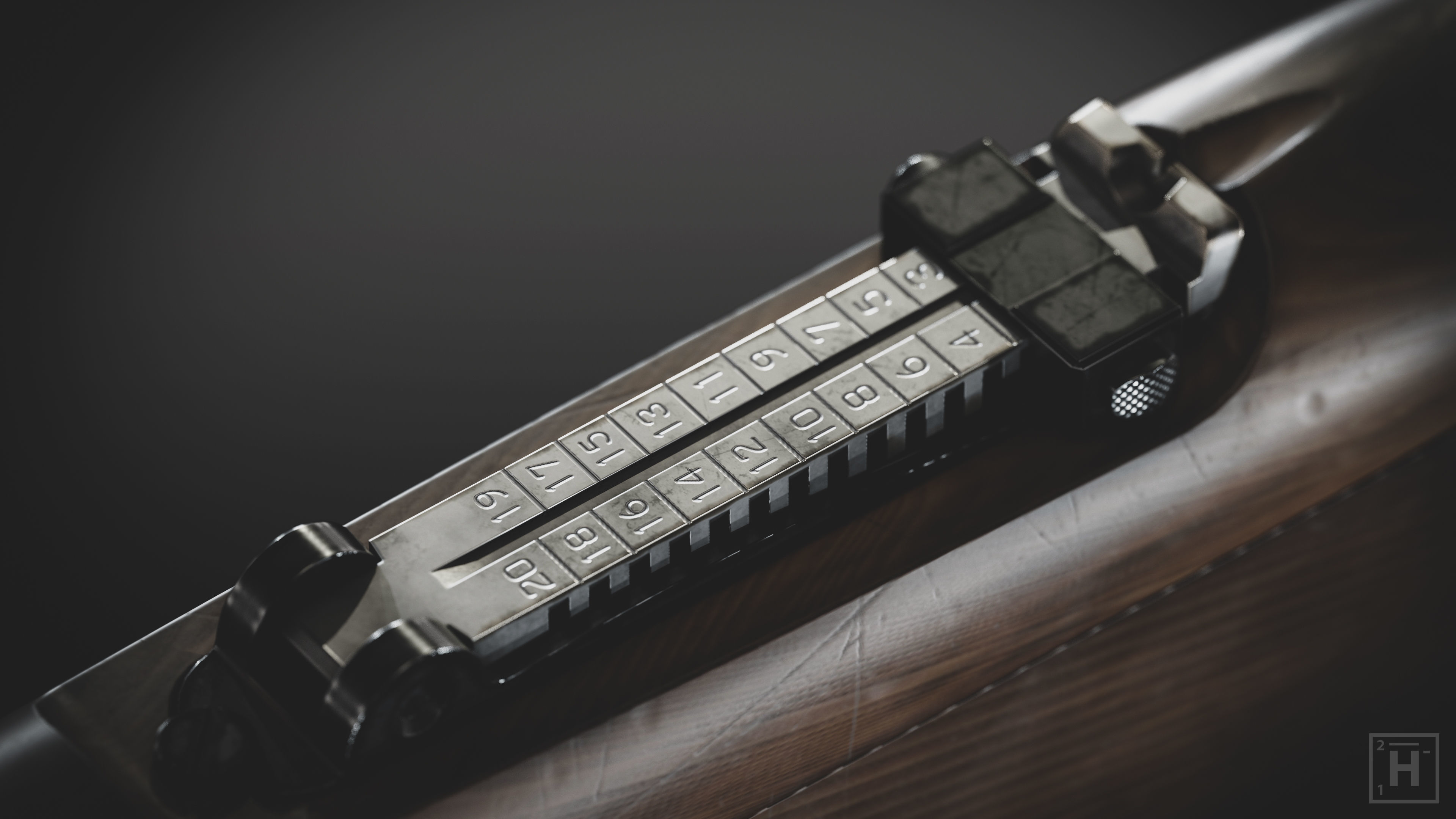 M48 Rifle Low-poly 3D model_8