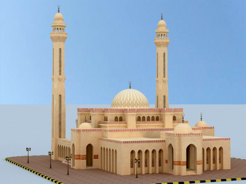 Al Fateh Mosque 3D model_11