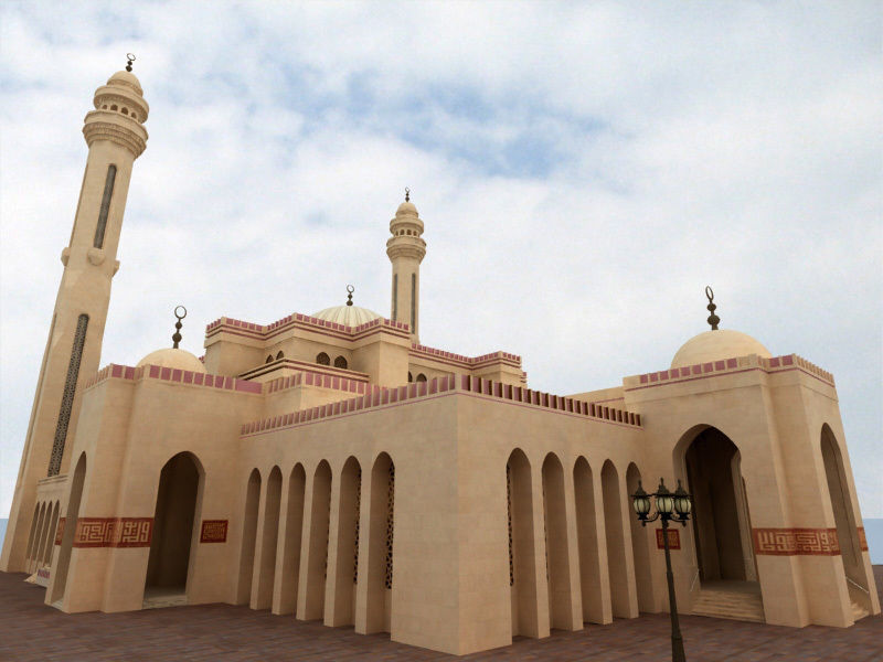 Al Fateh Mosque 3D model_7
