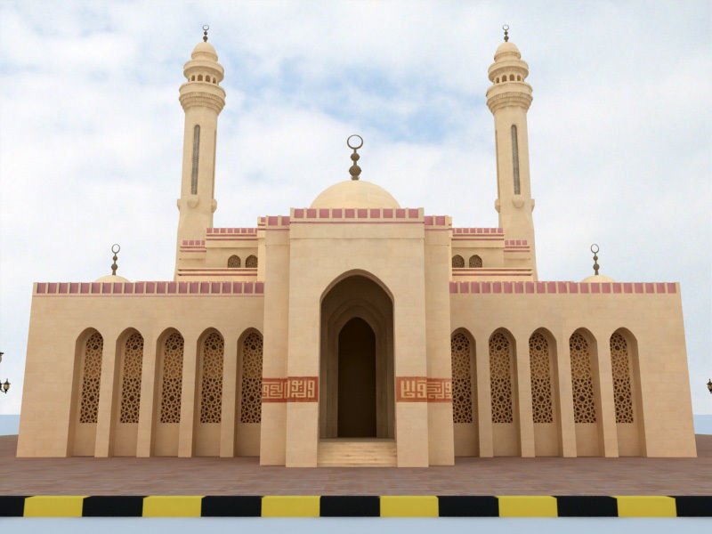 Al Fateh Mosque 3D model_8