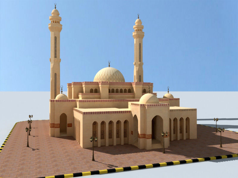 Al Fateh Mosque 3D model_21