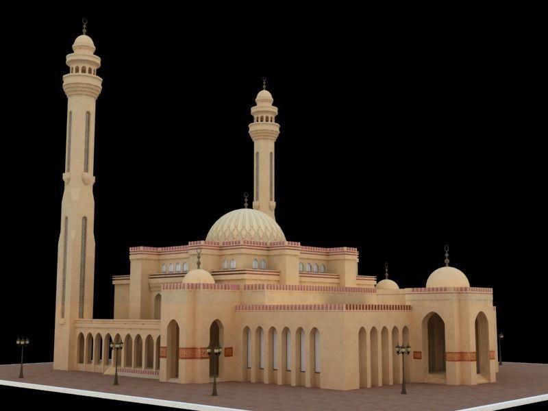 Al Fateh Mosque 3D model_1