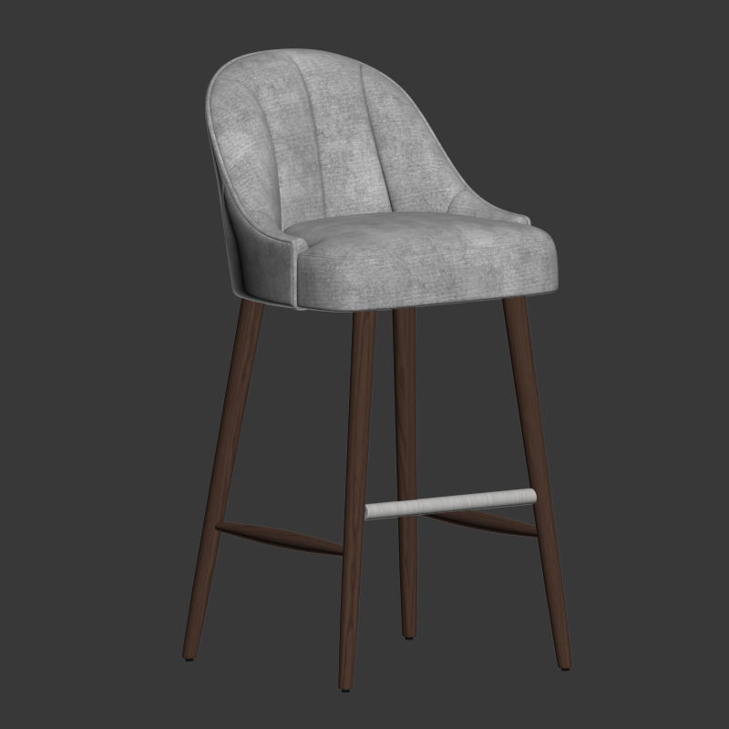 Margot Bar Stool 3D model_1