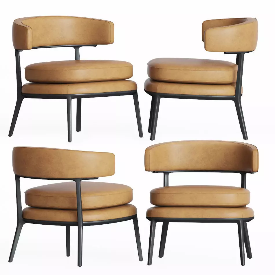 Caratos Maxalto Armchair Bebitalia 3D model