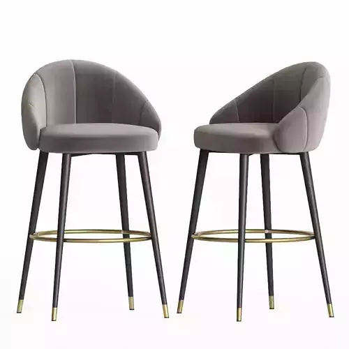 Deephouse Bar Stool Ferrara 3D model