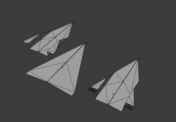 Paper Plane 3D model_5