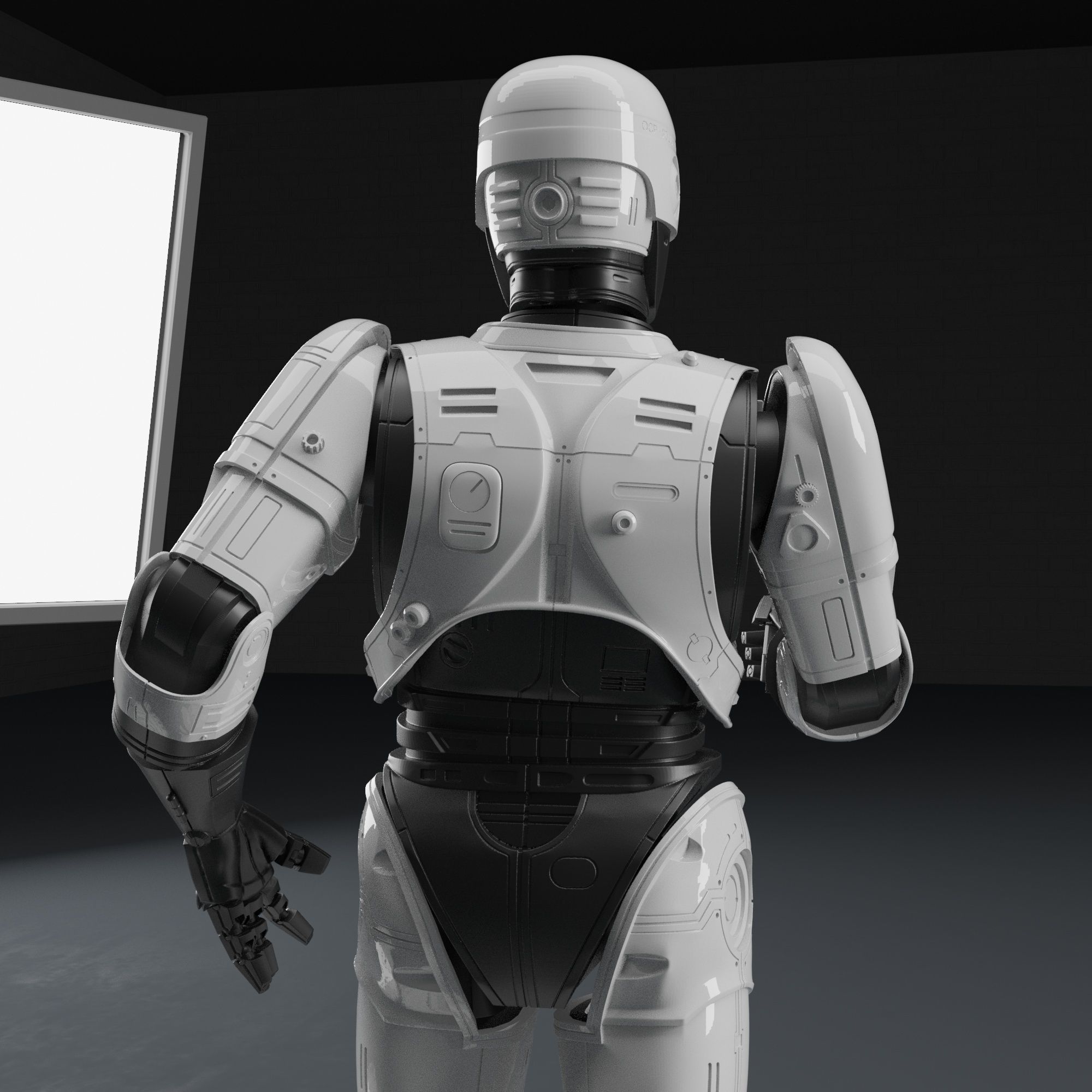 ROBOCOP STATUE FOR 3D PRINTING 3D print model_4