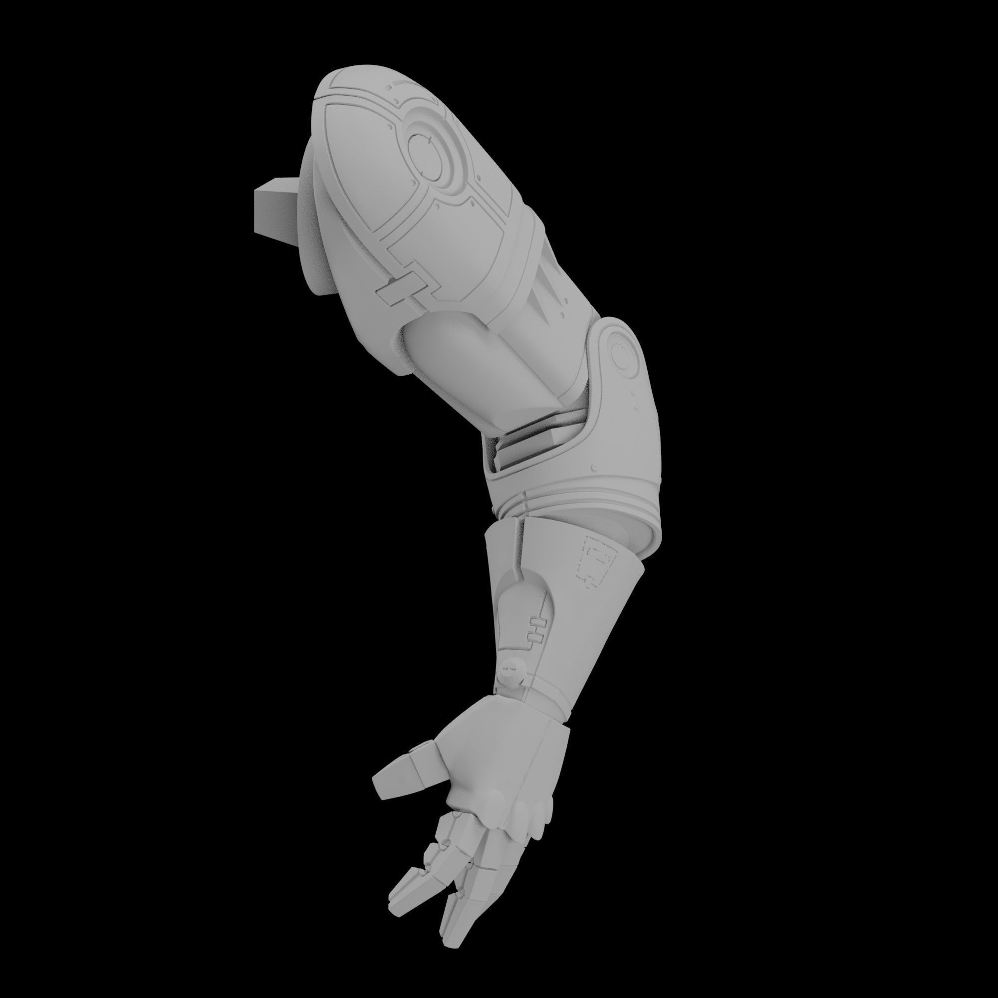 ROBOCOP STATUE FOR 3D PRINTING 3D print model_44