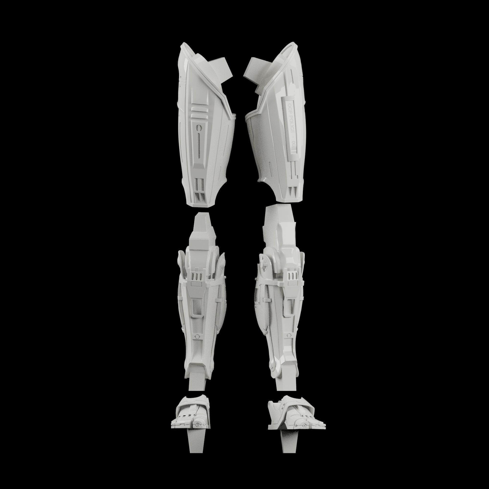 ROBOCOP STATUE FOR 3D PRINTING 3D print model_27