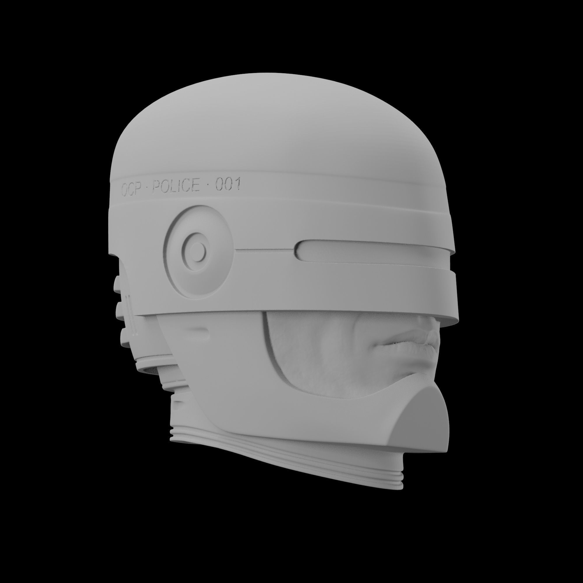 ROBOCOP STATUE FOR 3D PRINTING 3D print model_39