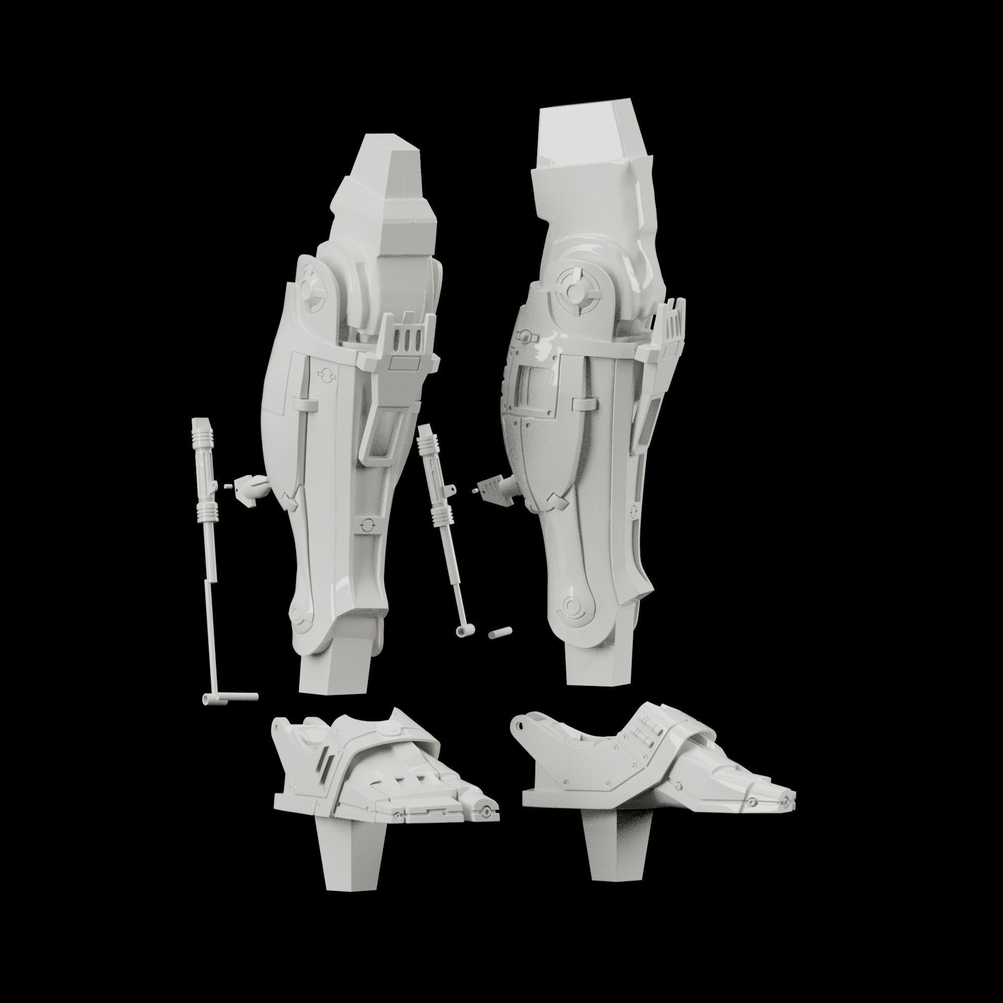 ROBOCOP STATUE FOR 3D PRINTING 3D print model_30