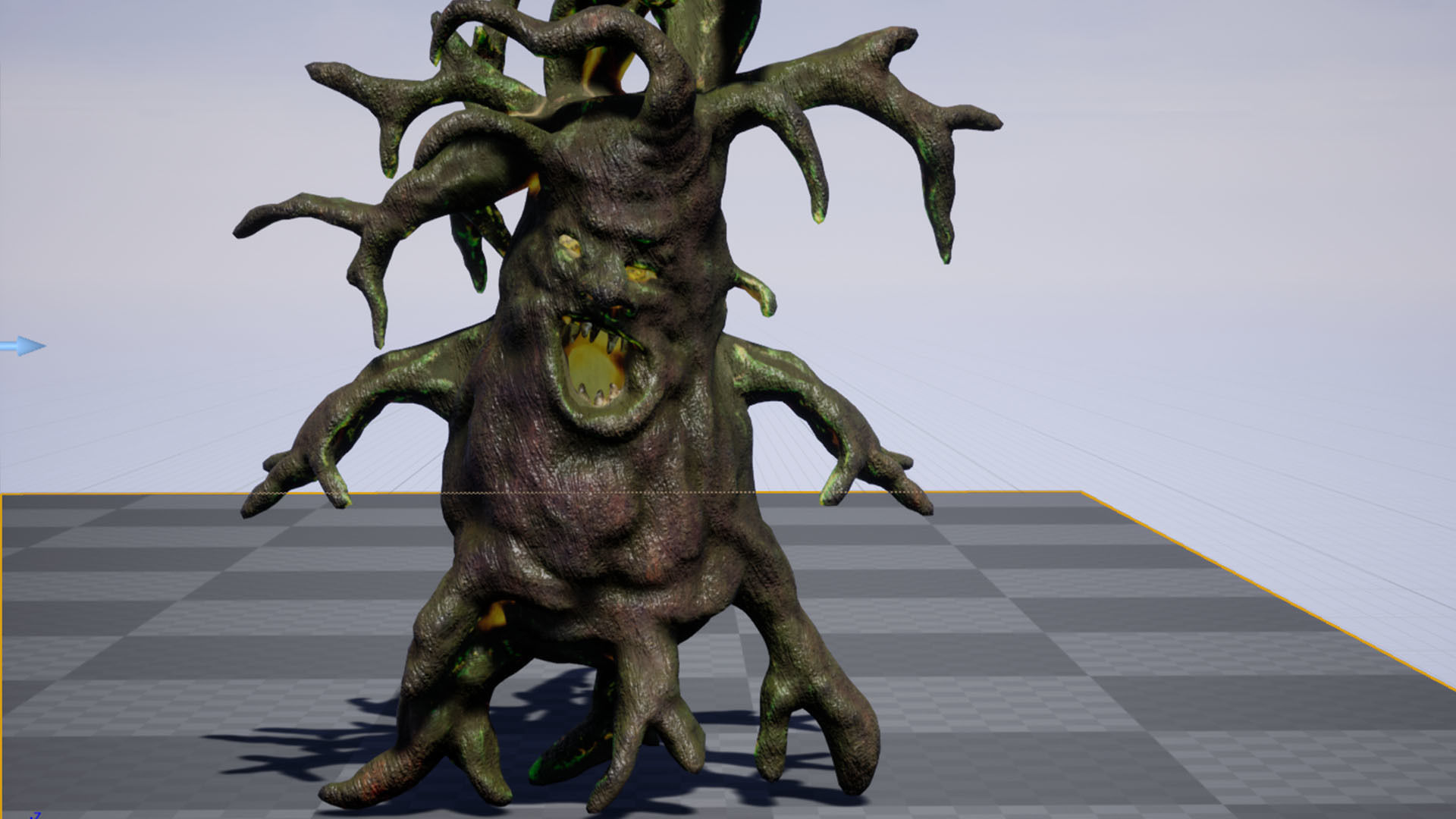 Monster Ugly Tree Low-poly 3D model_9