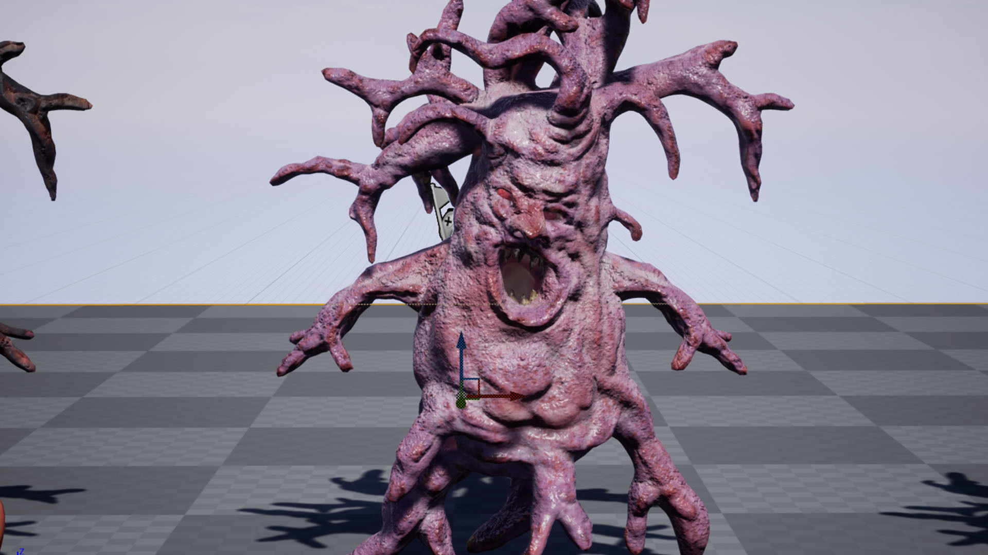 Monster Ugly Tree Low-poly 3D model_8