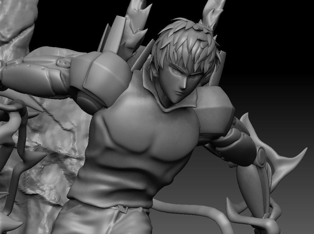 Genos One Punch Man 3D print model_7