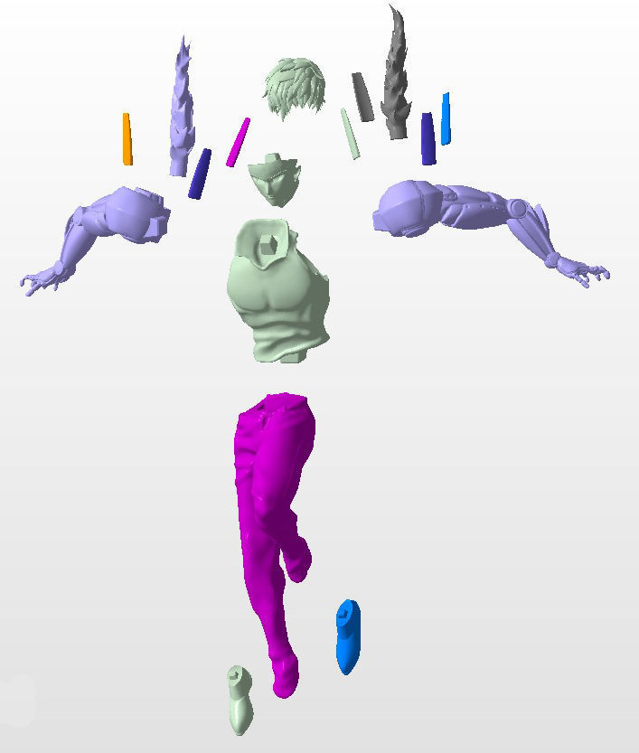 Genos One Punch Man 3D print model_9
