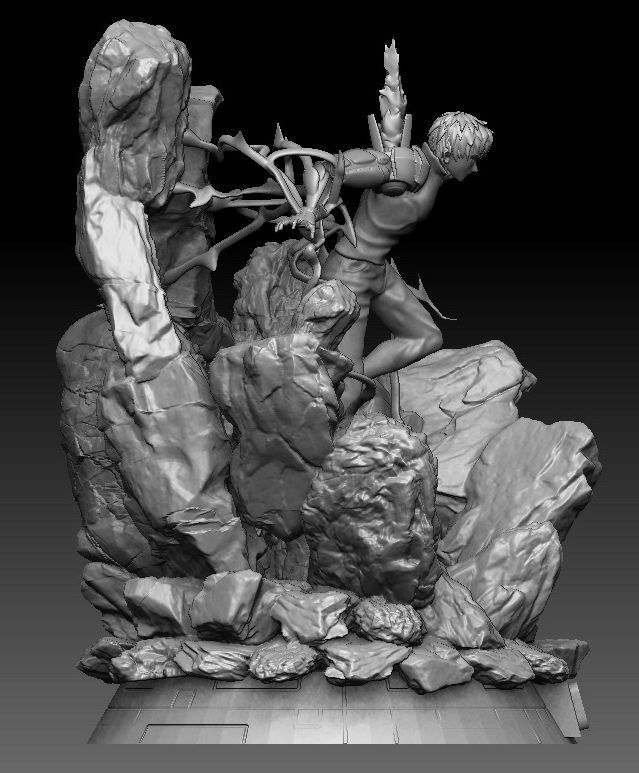 Genos One Punch Man 3D print model_2