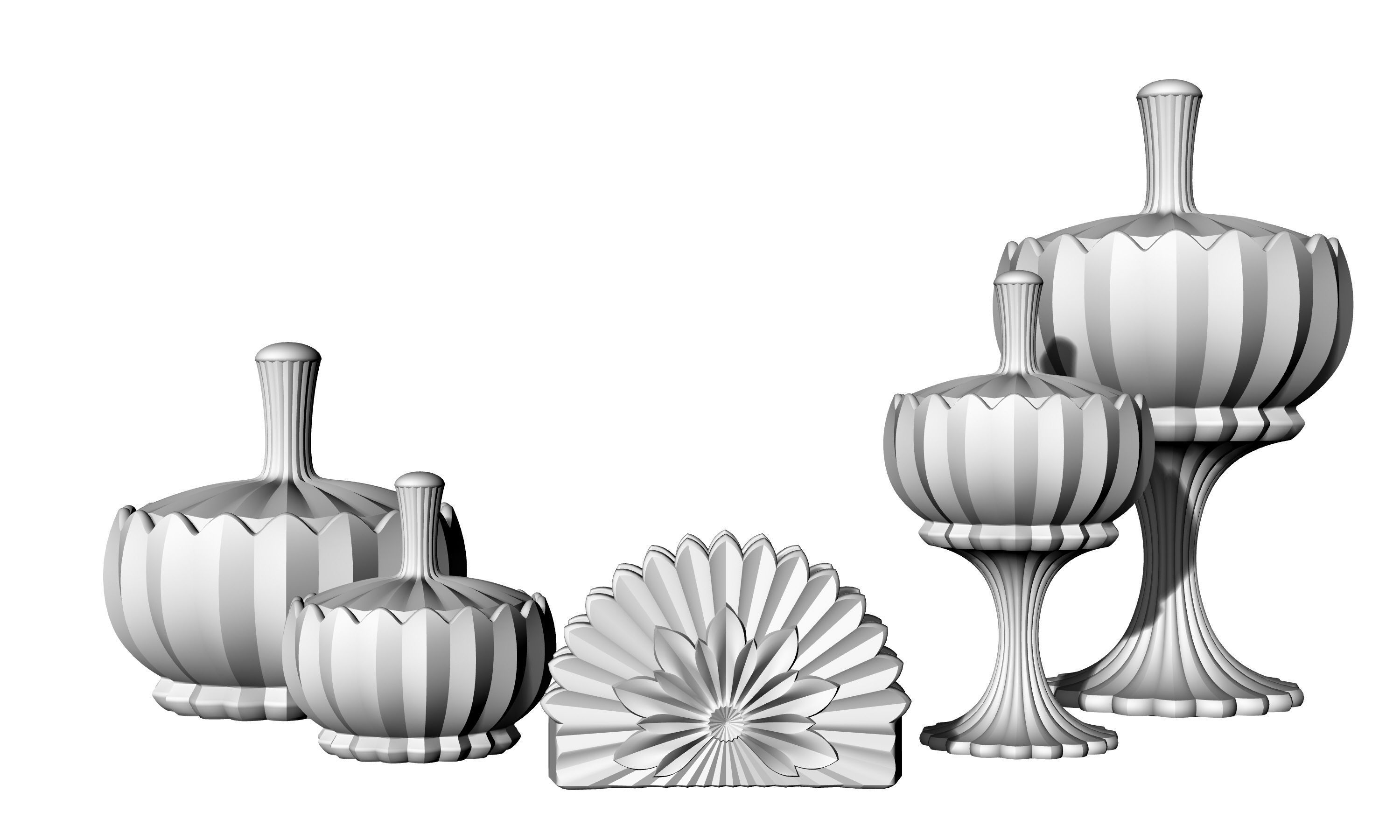 decorative antique collection 3D print model_7