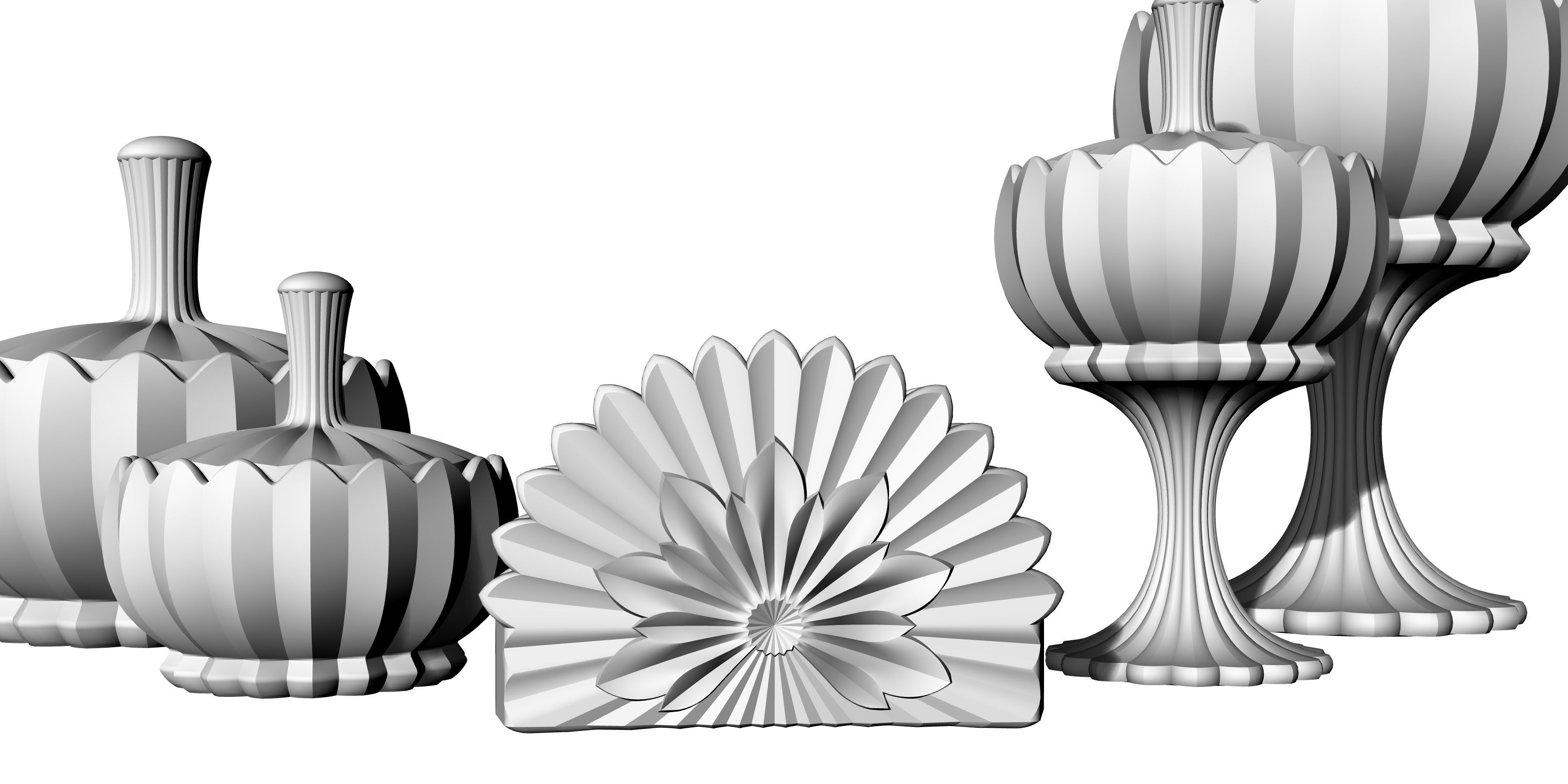 decorative antique collection 3D print model_15