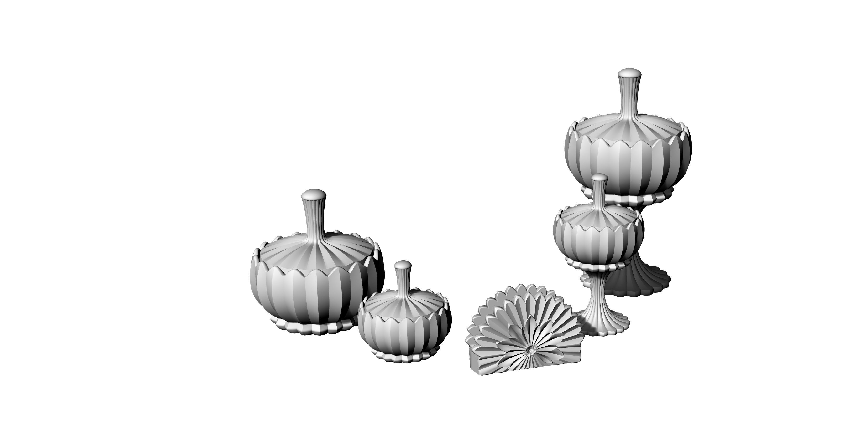 decorative antique collection 3D print model_12