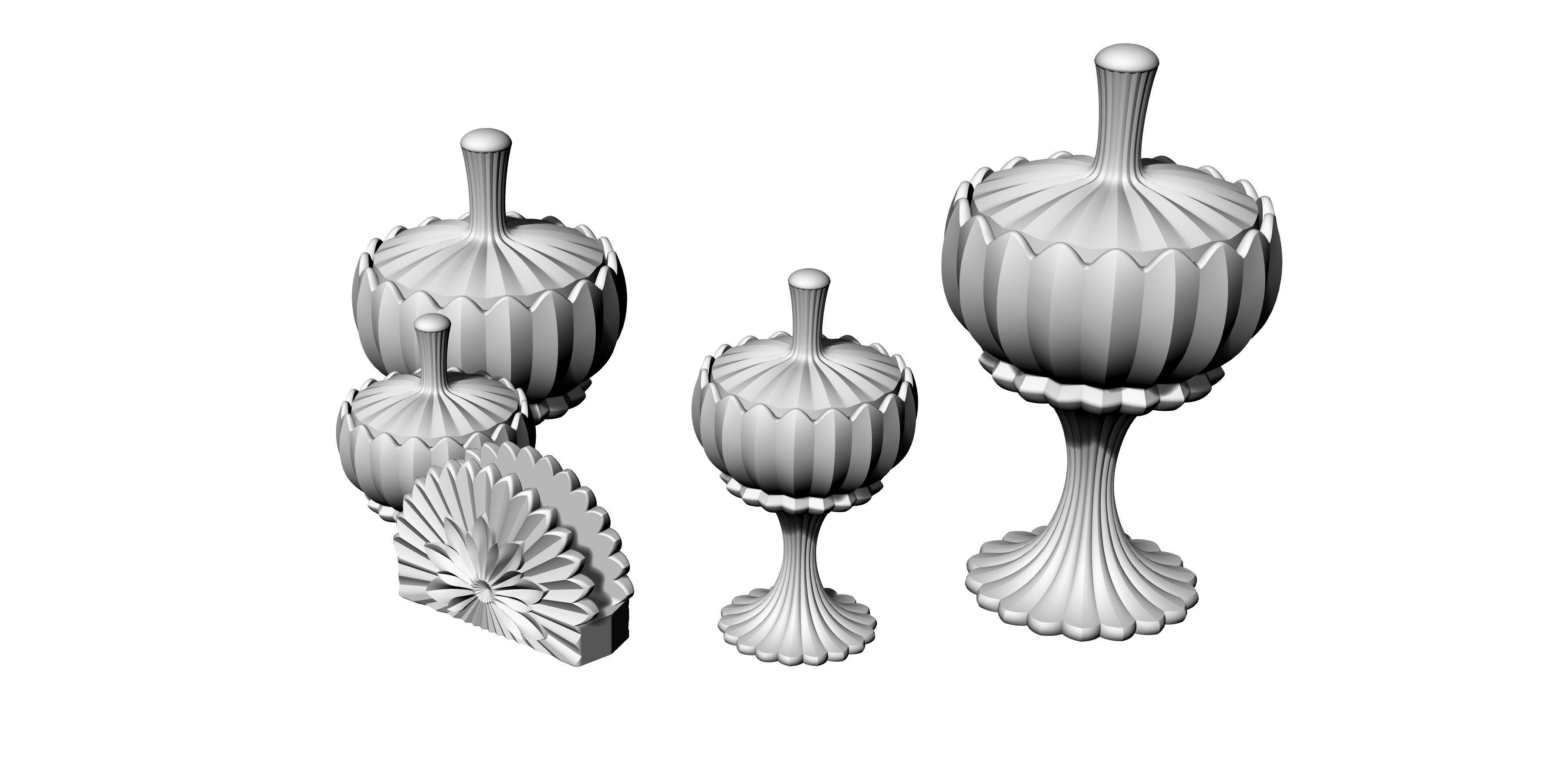 decorative antique collection 3D print model_11