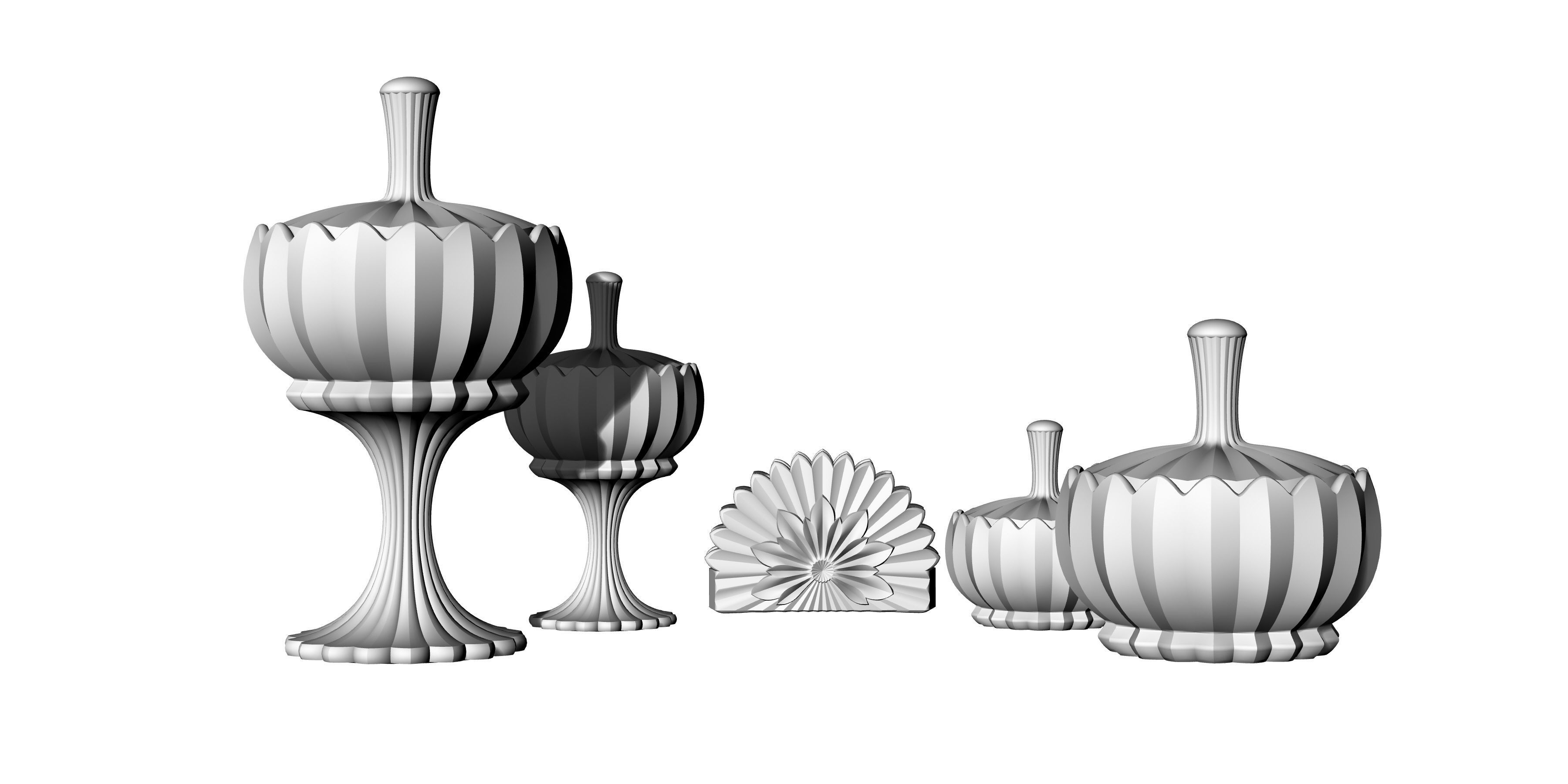 decorative antique collection 3D print model_16