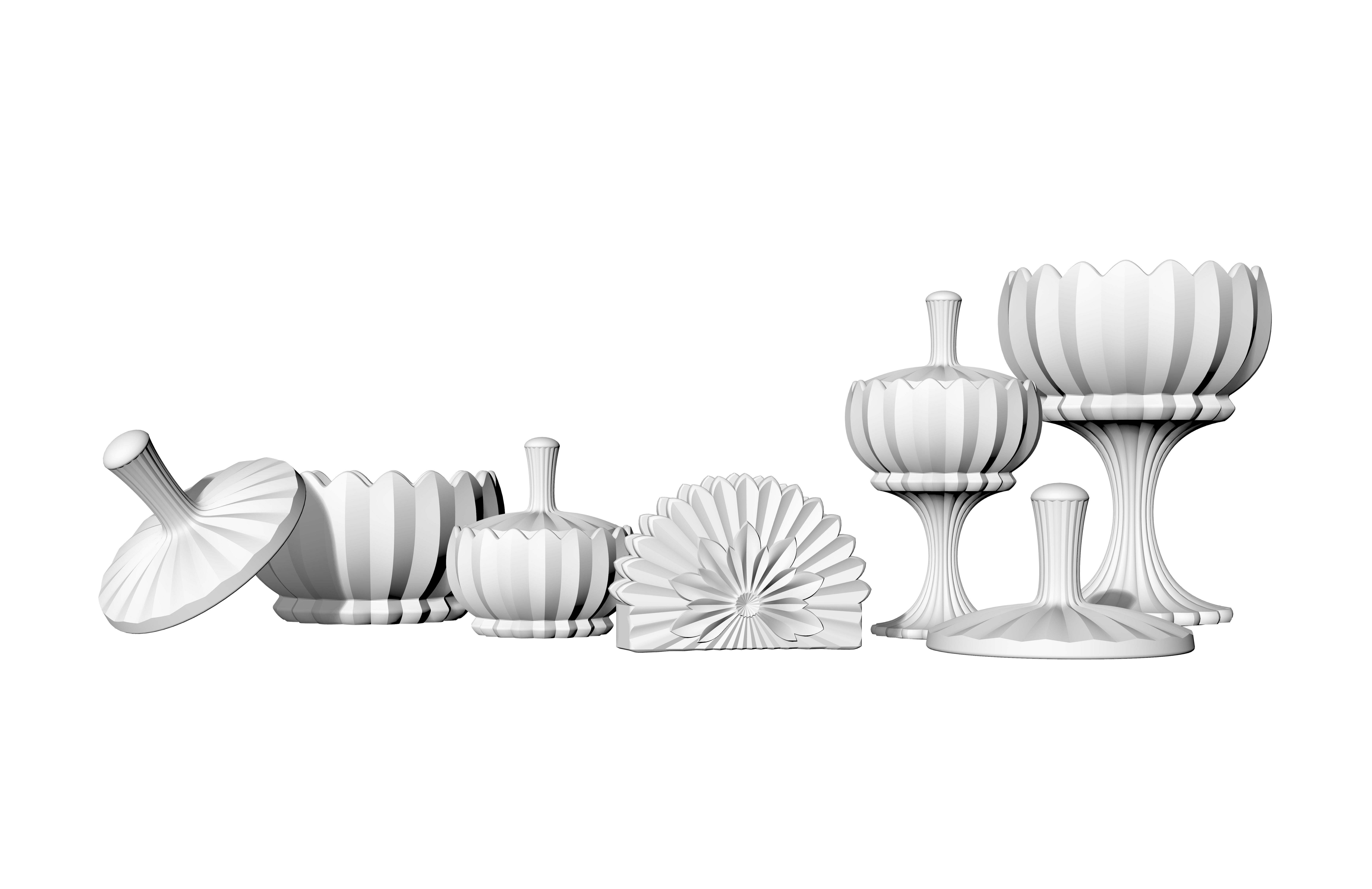 decorative antique collection 3D print model_18
