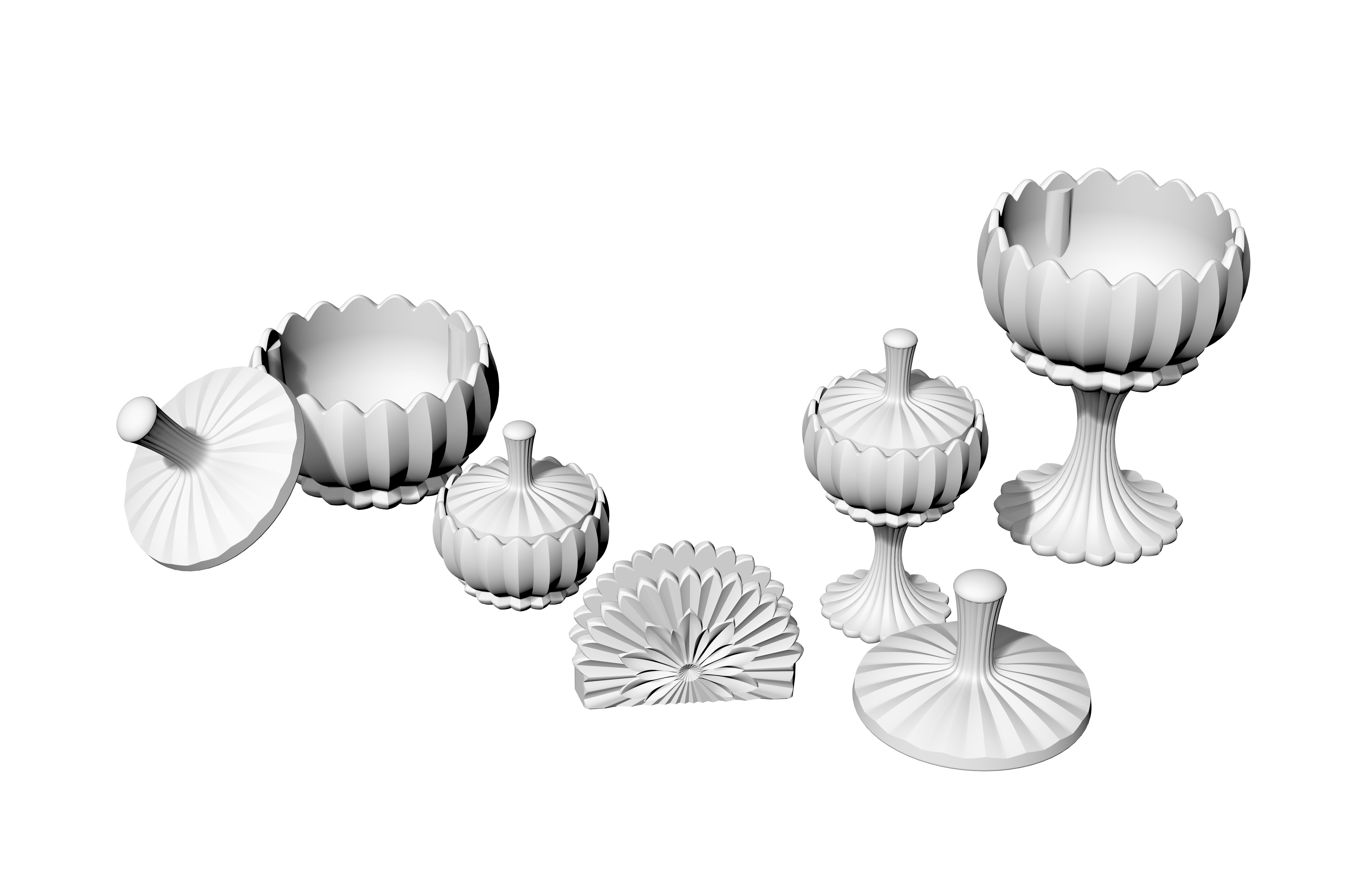 decorative antique collection 3D print model_19