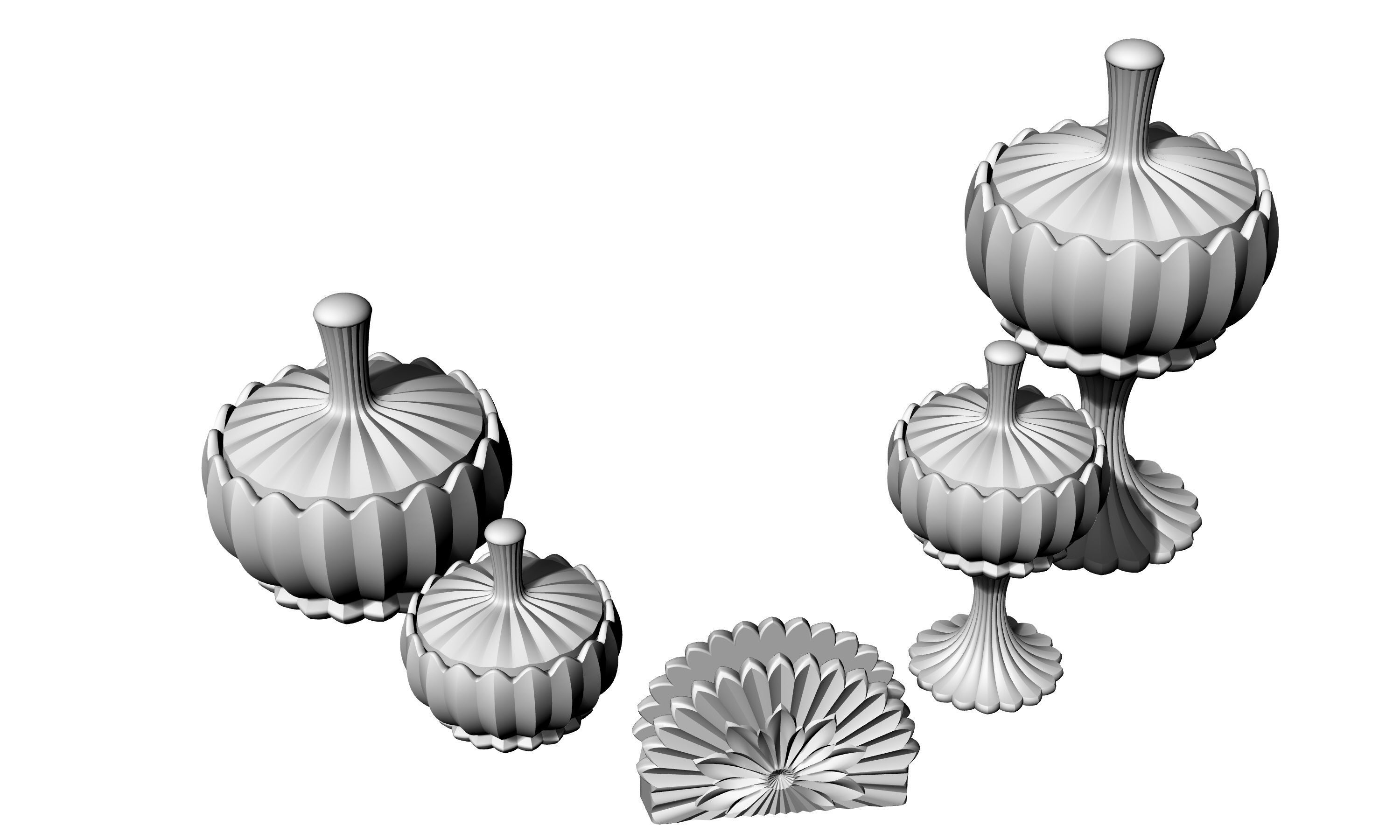 decorative antique collection 3D print model_9